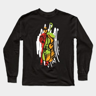 Fancy Bass Player Long Sleeve T-Shirt